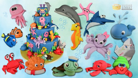 Fondant Character Modelling for Cake Makers - Sea Creatures