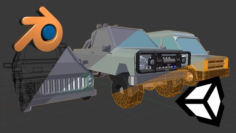 Low-Poly Vehicle Design in Blender for Unity Game Developers