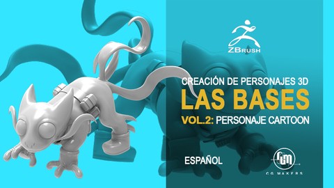 Zbrush básico Vol 2: Creación de una mascota cartoon 3D en Z