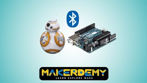 DIY Bluetooth Phone Controlled BB-8 Droid with Arduino