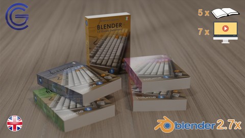 "BLENDER 2.79 - THE ULTIMATE GUIDE"+ 5 books+7 basic lessons