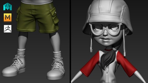 Game Character Sculpting For Beginners with Zbrush & Maya