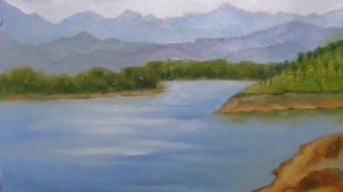 Learn Drawing and Painting a Landscape with Oil Colours