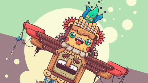 Useful Techniques for Vector Artists: Drawing a Totem (ENG)