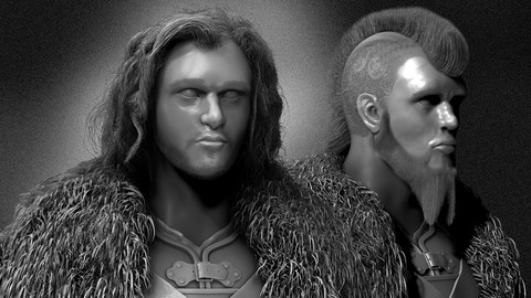 ZBrush 4 - Create Hair & Fur with Fibremesh, Game of Thrones