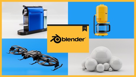 3D | Curso Blender 2.8 | Renderização de Produto + Projetos