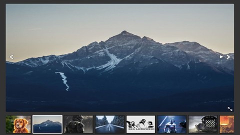 Image Slider in HTML5, CSS3, JQuery 2021