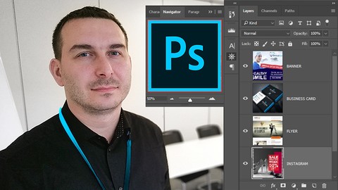 Photoshop for Startups - Create brochures, flyers and more