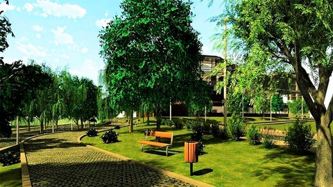 Diseño BIM 3D de Jardines y Espacios Públicos