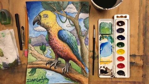 Drawing and Painting for Kids and Beginner Adults: Birds!