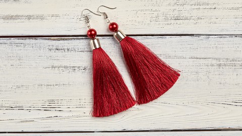 How to make Creative Tassel Earrings and Lapel Pins