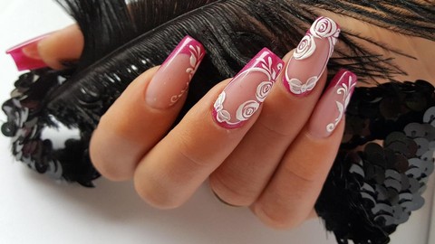 Nail Art Course with gel painting