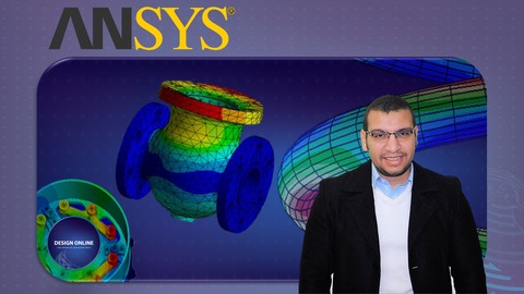 Ansys static analysis - FEA basic course - دورة برنامج أنسيس