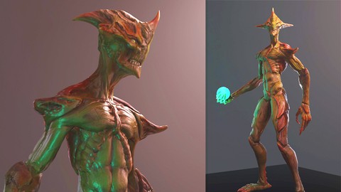 3D Game Character Creature - Full Complete Pipeline