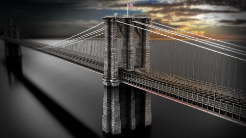 Maya Training - Creating/Modelling "The Brooklyn Bridge"