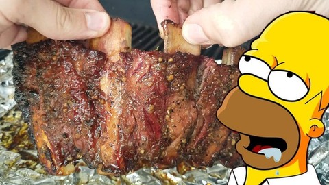 How to BBQ Beef Ribs (Super Simple) Smoking Method
