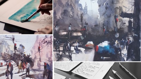 Advanced Watercolor Cityscapes: Paint Your Own Urban Scenes