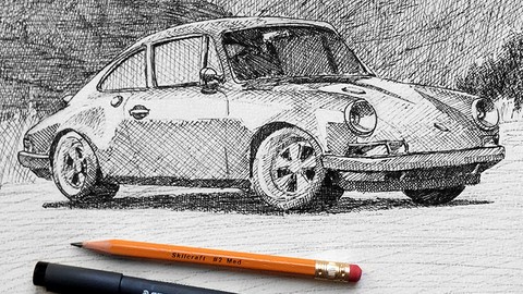 How to Sketch & Draw a Sports Car