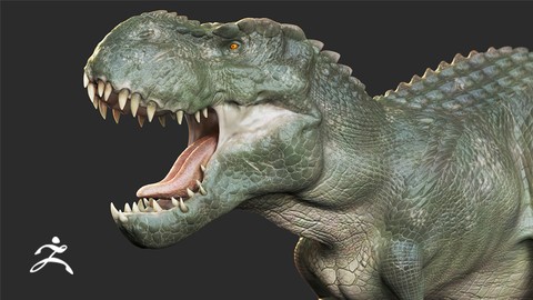 Realistic Dinosaur Sculpting & Texturing in Zbrush for Film