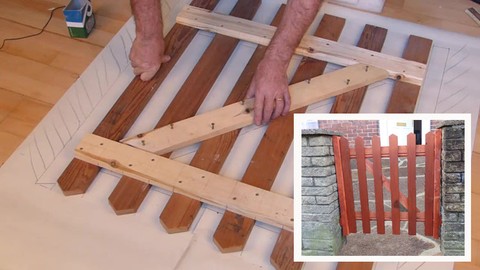Make a simple Garden Gate from Timber, a very easy project!
