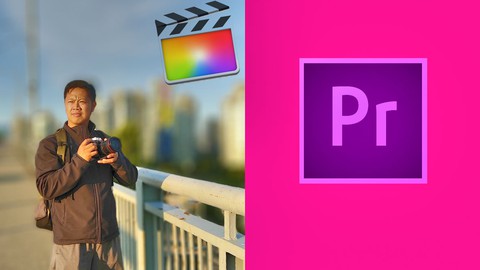 Adobe Premiere CC 2024 PLUS Final Cut Pro X Video Editing