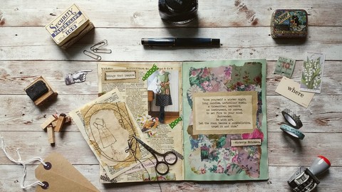 Create personalised Mixed Media Inspiration Journal