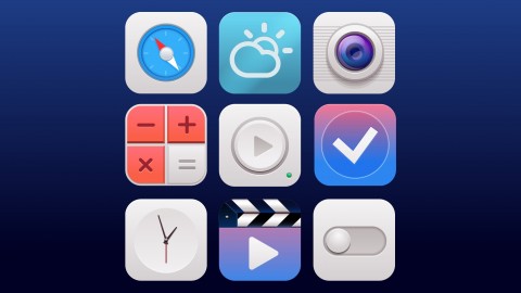 iPhone icons gone awesome