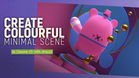 Create 3D mood in Cinema4D with Arnold renderer