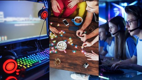 Create Board and Video Game Design Projects - 4 Courses in 1