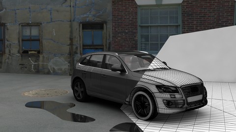 3Ds Max ve Vray ile realistik araba sahnesi oluşturmak