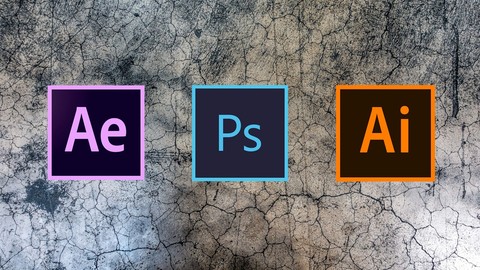 Adobe Illustrator, Photoshop & After Effects - 4 Beginners