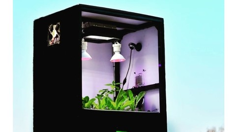 IOT enabled hydroponics indoor automated system
