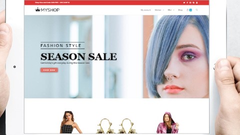 Create eCommerce Website - Online Shop with Wordpress 2022