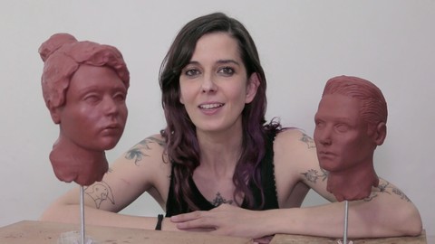 Aprende a esculpir la cabeza humana (femenina y masculina)