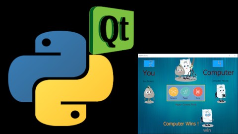 PyQt Python GUI Desktop Application Development RPS Game2019
