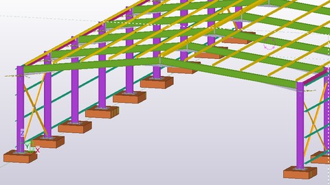 Tekla structure (Steel) from scratch(under construction)