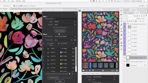 Learning The Adobe Textile Designer Extension for Photoshop