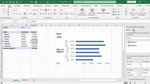 Excel Pivot-Tabellen für Einsteiger