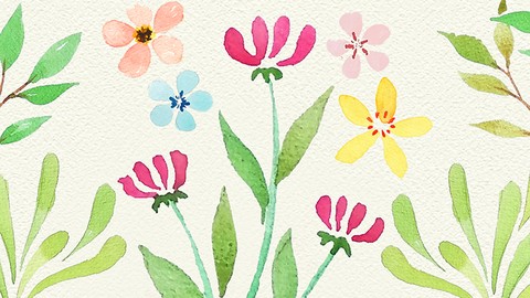 How to Paint Your Flower Easily with Watercolor