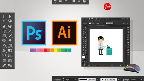 Mahir Tanpa Guru: Desain Grafis Photoshop dan Illustrator