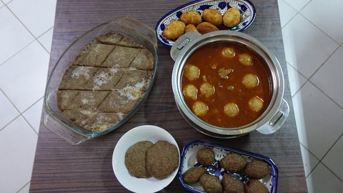 Cooking Arabic Food: Kibbeh