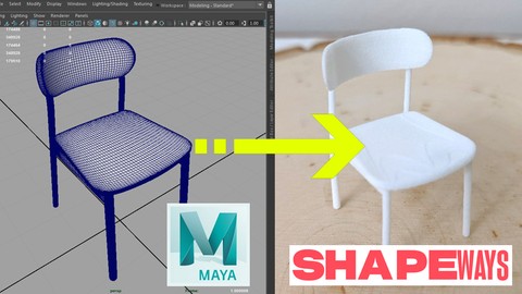 Model a Product in Maya to Sell on Shapeways 3D Print Store