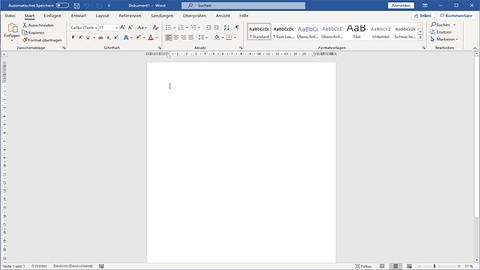 Microsoft Word Einsteigerkurs - Word lernen in 40 Minuten