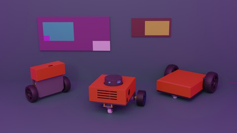 Mobile Robots from Design to 3D printing using FreeCad