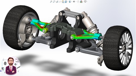 SOLIDWORKS Simulation (STATIC & FLOW )& MOTION Analysis 2021