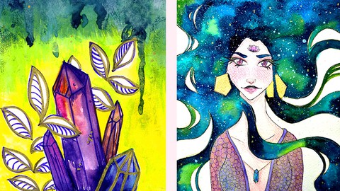 Learn To Paint 8 Magical Watercolor Art Projects