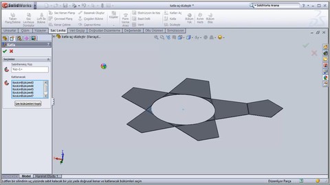 SolidWorks ile sıfırdan sac tasarım komutları by CADProfesor