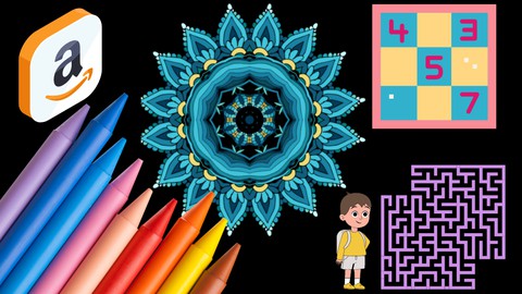 Vendre des cahiers de coloriage, sudokus et jeux sur Amazon