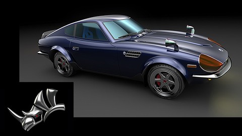 Surfacing a Datsun 240Z with Rhino 3D ( V6 or V5 ) Level 2