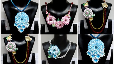 Paper Floral Jewelry